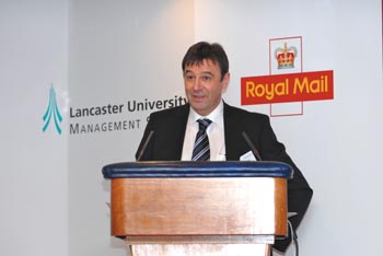 Centre Chair, Tony McCarthy, Royal Mail Group Director, People & Organisational Development